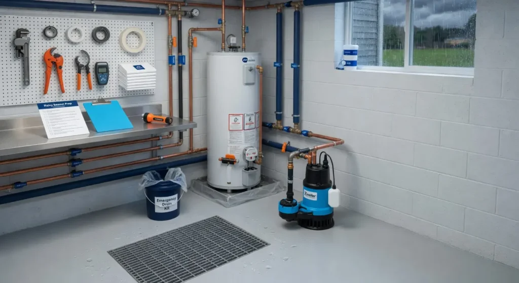 Essential Plumbing Maintenance Checklist Before the Rainy Season Begins
